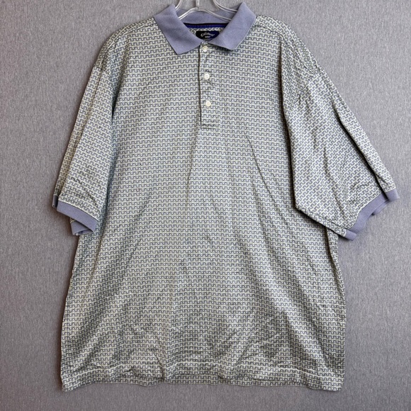 Callaway Golf‎ Apparel 80’s Two-Ply Double Mercerized Polo Cotton Shirt Size XXL - Picture 1 of 8